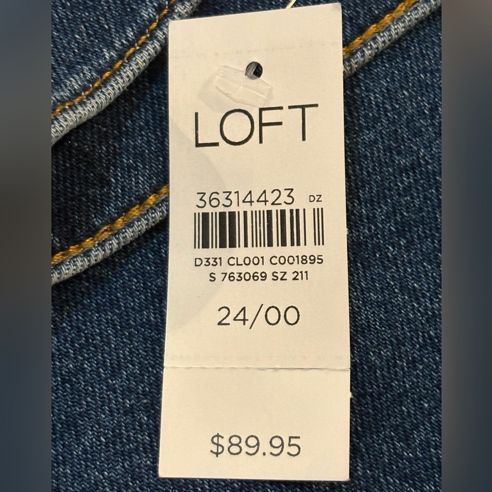 👖🦋LOFT • The Slim jeans • 24 • NWT - Picture 7 of 9